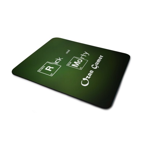 Kişiye Özel Rick and Morty Periyodik Tasarım Baskılı Mouse Pad