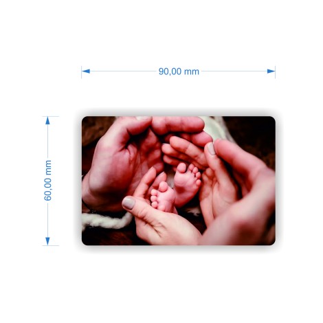 Kişiye Özel Baskılı Magnet - 6 cm x 9 cm