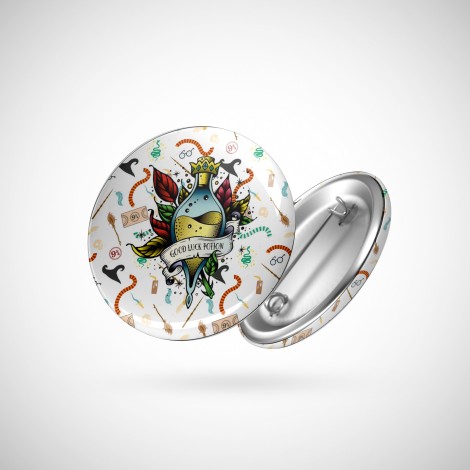 Harry Potter İksir Buton Rozet - Çap 58 mm