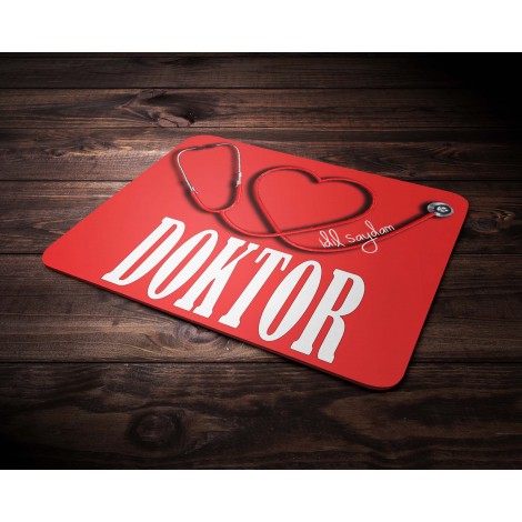 Kişiye Özel Doktor 4 Tasarımlı Mouse Pad