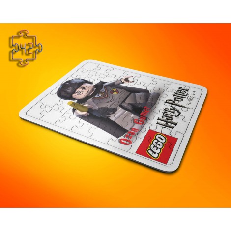 Kişiye Özel Harry Potter Lego 2 Tasarımlı A4 Puzzle | 42 Parça Puzzle