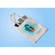 Kişiye Özel Tropikal G Harfi Tema Bez Çanta