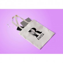 Kişiye Özel R Harfi Romantik Tasarım Bez Çanta