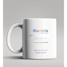 Kişiye Özel Google Bilgisayar Öğretmeni Temalı Beyaz Renk Kupa