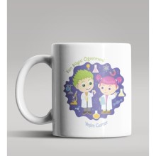 Kişiye Özel Fen Bilgisi Öğretmeni Tasarımlı Beyaz Renk Kupa 4