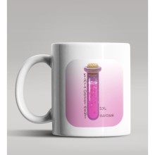 Kişiye Özel Kimya Öğretmeni Tasarımlı Beyaz Renk Kupa Bardak 3