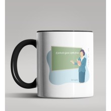 Kişiye Özel 24 Kasım Temalı Siyah Renk Kupa Bardak