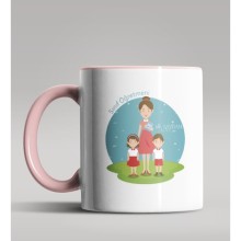 Kişiye Özel Sınıf Öğretmeni Tasarımlı Pembe Renk Kupa Bardak 4