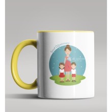 Kişiye Özel Sınıf Öğretmeni Tasarımlı Sarı Renk Kupa Bardak 4