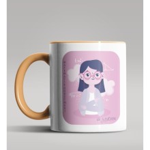 Kişiye Özel Matematik Öğretmeni Tasarımlı Turuncu Kupa 4