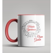 Kişiye Özel Müdür Yardımcısı Tasarımlı Kırmızı Kupa Bardak