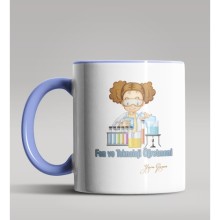 Kişiye Özel Fen ve Teknoloji Öğretmeni Tasarım Mavi Renk Kupa 2