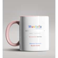 Kişiye Özel Google Bilgisayar Öğretmeni Temalı Pembe Renk Kupa
