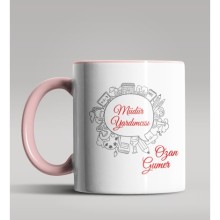 Kişiye Özel Müdür Yardımcısı Tasarımlı Pembe Renk Kupa Bardak