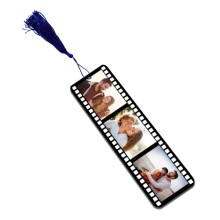 Kişiye Özel Film Şeridi Fotoğraflı Kitap Ayracı