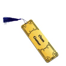 Kişiye Özel Çerçeveli İsimli Kitap Ayracı