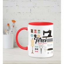 Kişiye Özel Terzi Tasarımlı Kırmızı Kupa