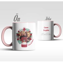 Kişiye Özel Canım Sevgilim Tasarım Pembe Renk Kupa