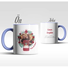 Kişiye Özel Canım Sevgilim Tasarım Mavi Renk Kupa