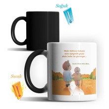 Kişiye Özel Anneler Günün Kutlu Olsun 16 Temalı Sihirli Kupa Bardak