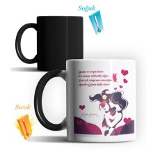 Kişiye Özel Anneler Günün Kutlu Olsun8 Temalı Sihirli Kupa Bardak