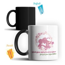 Kişiye Özel Anneler Günü Kutlu Olsun 5 Temalı Sihirli Kupa Bardak