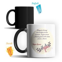 Kişiye Özel Canım Annem 4 Tasarımlı Sihirli Kupa Bardak