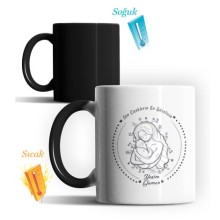 Kişiye Özel Sen Çiçeklerin En Güzelisin Tasarımlı Kupa