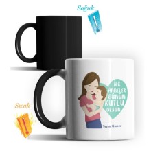 Kişiye Özel İlk Anneler Günü Tasarımlı Kupa