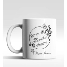 Kişiye Özel Benim Harika Annem Beyaz Kupa Bardak