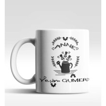 Kişiye Özel Anne Beyaz Kupa Bardak