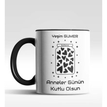 Kişiye Özel Sultanım Siyah Kupa Bardak