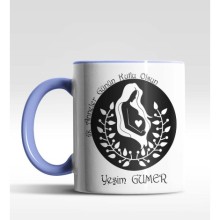 Kişiye Özel İlk Anneler Günün kutlu Olsun Mavi Kupa Bardak