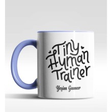Kişiye Özel Tiny Human Trainer Mavi Kupa Bardak