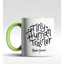 Kişiye Özel Tiny Human Trainer Yeşil Kupa Bardak