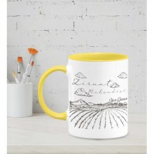 Kişiye Özel Ziraat Mühendisi Tasarımlı Sarı Kupa