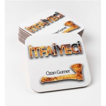 Kişiye Özel İtfaiyeci 6 Temalı Bardak Altlığı | MDF Kare