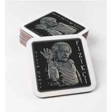 Kişiye Özel Fizikçi Temalı Bardak Altlığı | MDF Kare