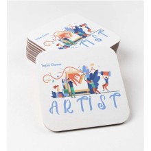 Kişiye Özel Artist Temalı Bardak Altlığı | MDF Kare