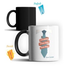 Kişiye Özel Babalar Günün Kutlu Olsun 10 Temalı Sihirli Kupa Bardak