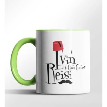 Kişiye Özel Evin Reisi Tema Yeşil Kupa