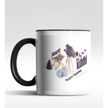 Kişiye Özel Film Yönetmeni Tasarımlı Siyah Kupa