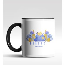 Kişiye Özel Bankacı Tasarımlı Siyah Kupa