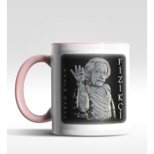 Kişiye Özel Fizikçi Tasarımlı Pembe Renk Kupa