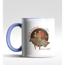 Kişiye Özel Maden Mühendisi Tasarımlı Mavi Kupa