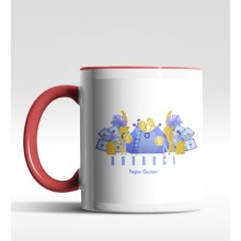 Kişiye Özel Bankacı Tasarımlı Kırmızı Kupa