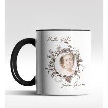 Kişiye Özel Yeni Yıl Fotoğraf Tasarımlı Siyah Kupa