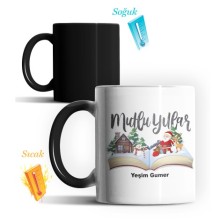 Kişiye Özel Mulu Yıllar Tasarımlı Sihirli Kupa