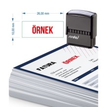 Örnek Yazısı Otomatik Kaşe | Sırdaş - Minik Boy