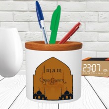 Kişiye Özel İmam Tasarımlı Seramik Kalemlik